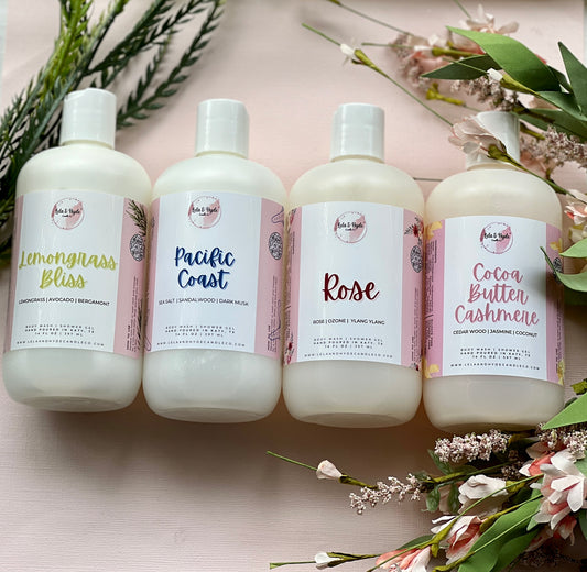 Natural Body Wash & Shower Gel